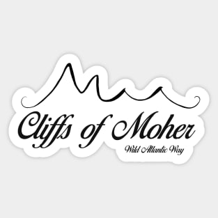 Wild Atlantic Way Ireland Apparel - Cliffs of Moher Sticker